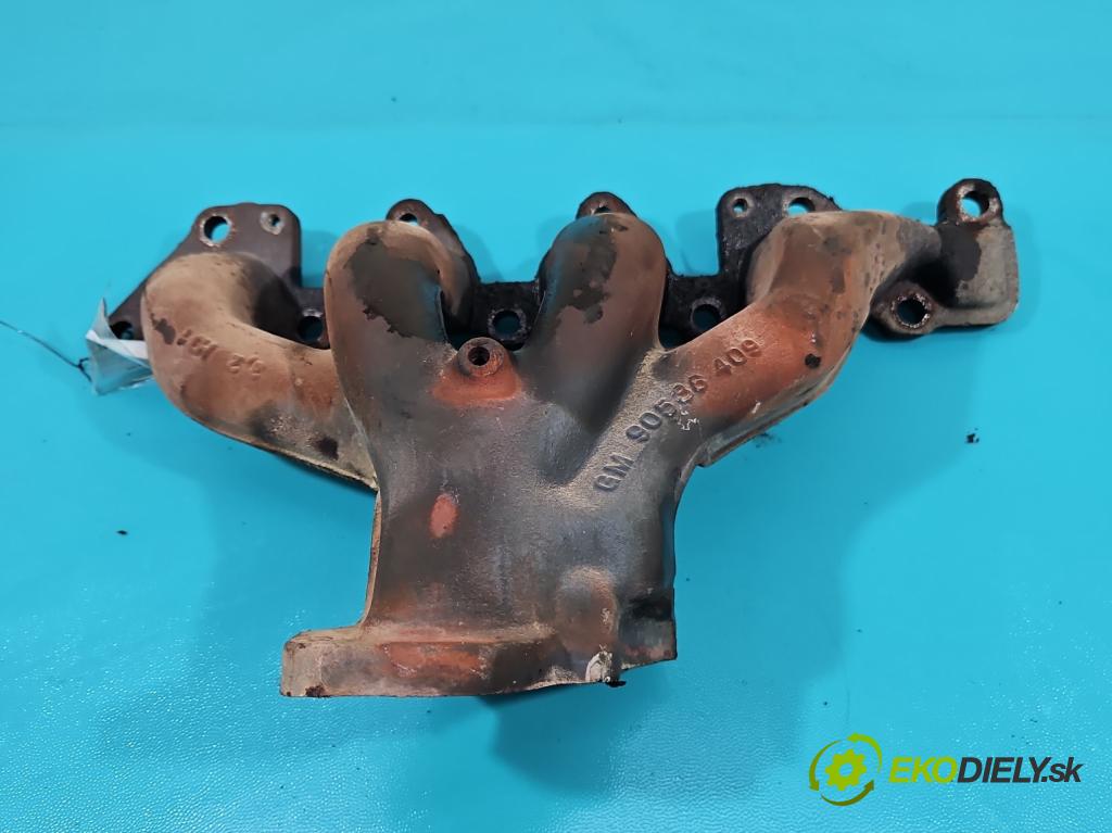 Opel Zafira A 1999-2005 1.8 16v 116 hp manual 85 kW 1796 cm3 5- potrubí výfuk 90536409 (Výfukové potrubí)