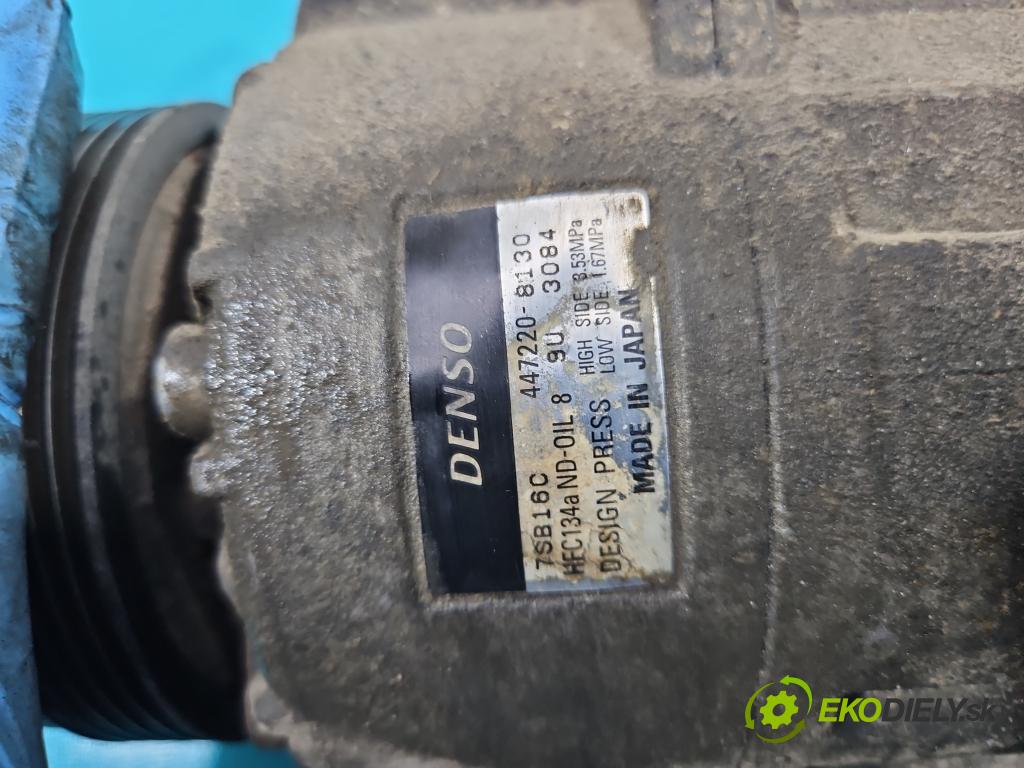 Opel Zafira A 1999-2005 1.8 16v 116 hp manual 85 kW 1796 cm3 5- Kompresor: klíma 447220-8130 (Kompresory)
