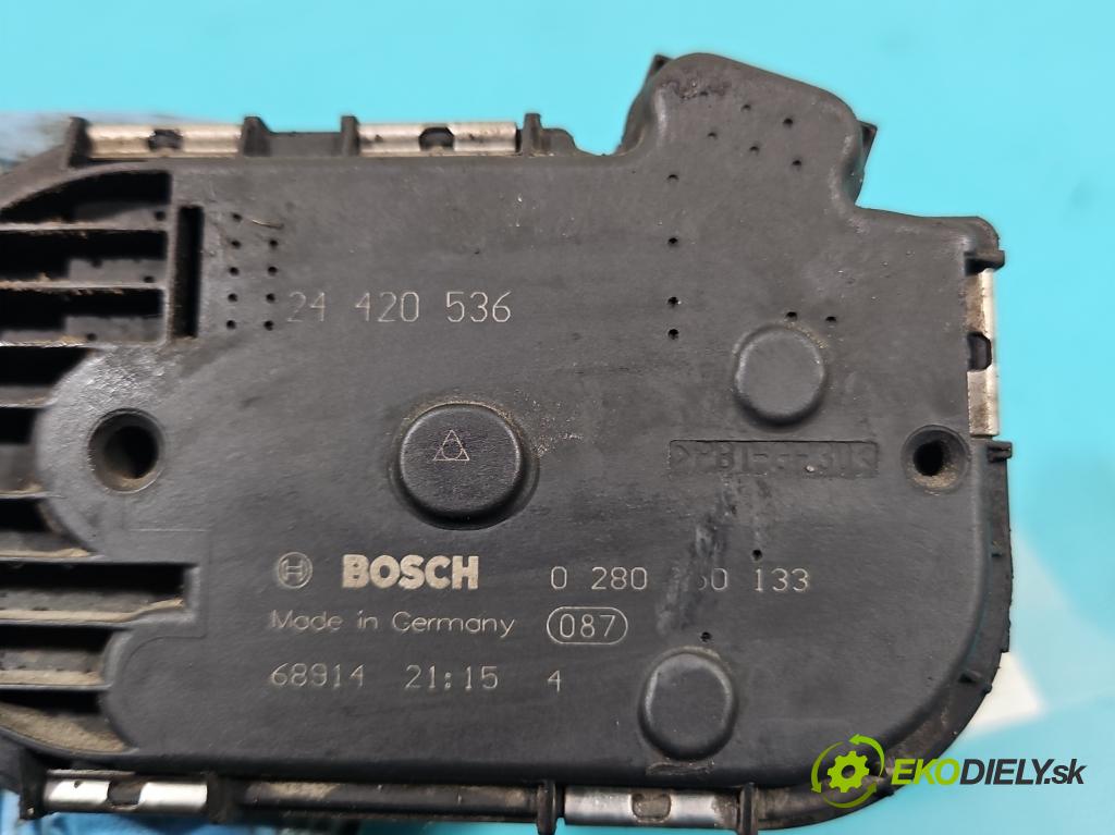 Opel Astra II 1998-2009 1.4 16v 90 HP manual 66 kW 1364 cm3 5- klapka 24420536 (Škrtiace klapky)