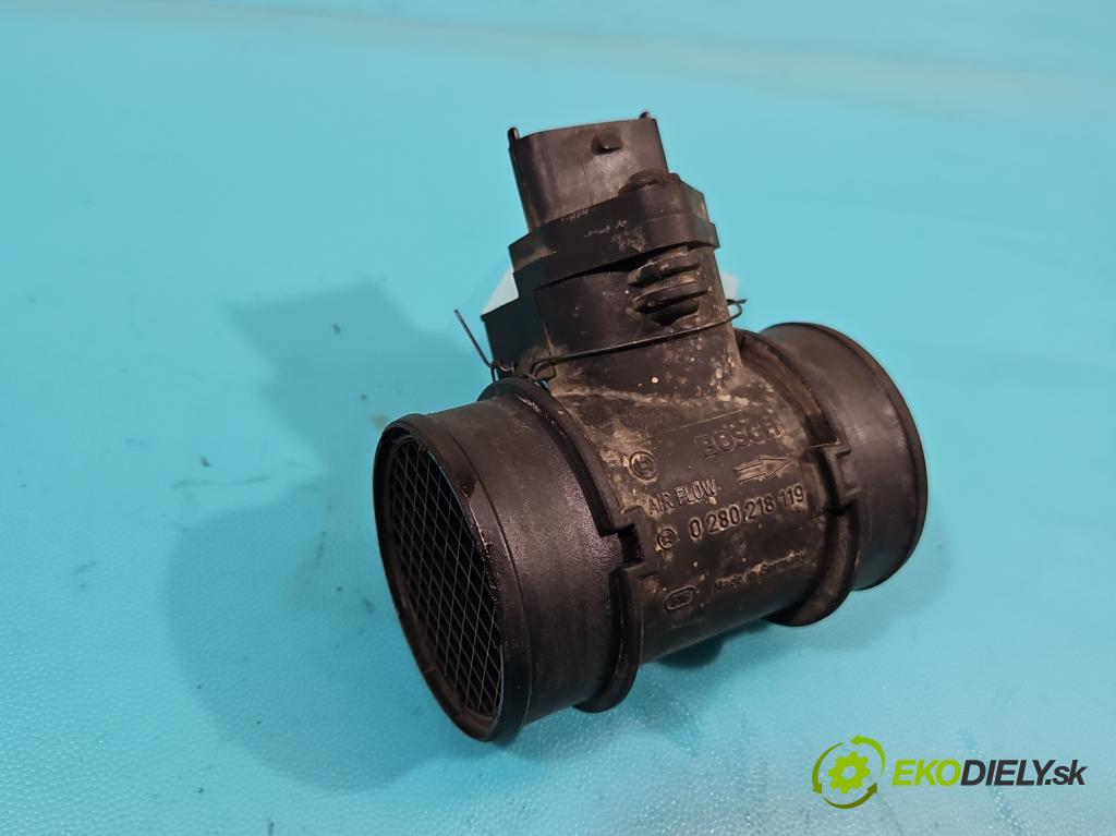 Opel Astra II 1998-2009 1.4 16v 90 HP manual 66 kW 1364 cm3 5- průtokoměr: 0280218119 (Váhy vzduchu)