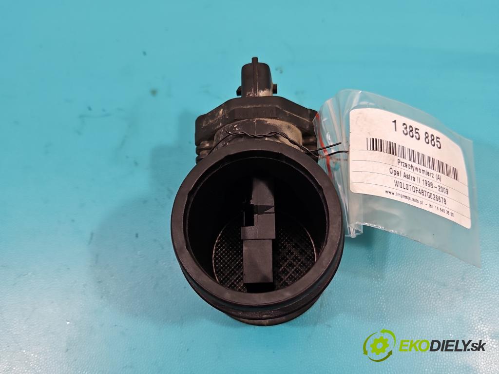 Opel Astra II 1998-2009 1.4 16v 90 HP manual 66 kW 1364 cm3 5- průtokoměr: 0280218119 (Váhy vzduchu)