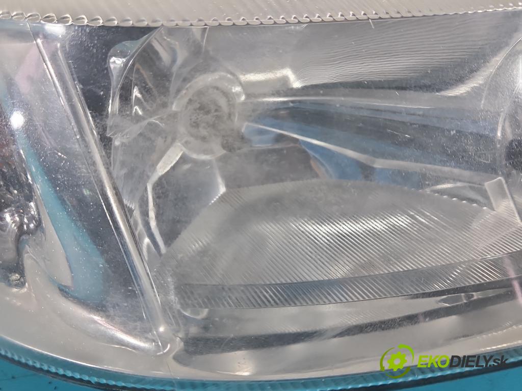 Opel Astra II 1998-2009 1.4 16v 90 HP manual 66 kW 1364 cm3 5- Reflektor: pravý 13132456 (Pravé)