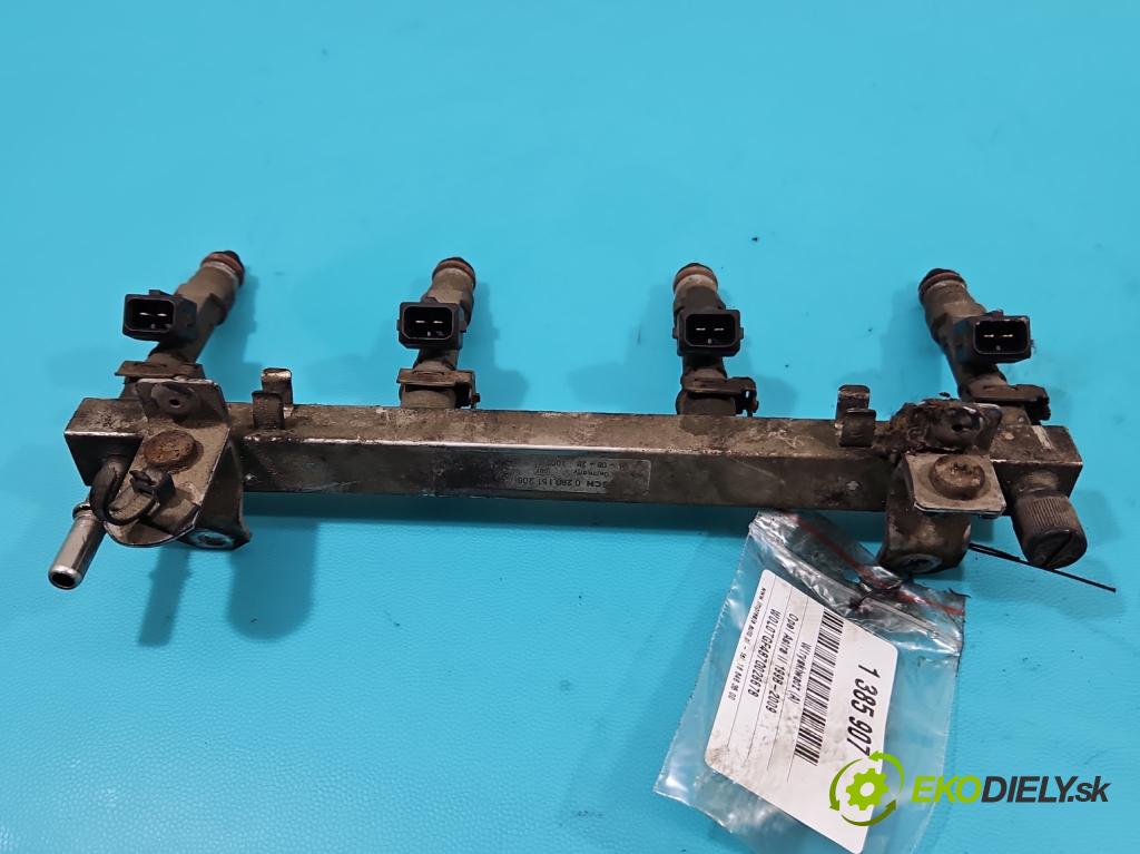 Opel Astra II 1998-2009 1.4 16v 90 HP manual 66 kW 1364 cm3 5- vstrek 0280158501 (Vstrekovače)