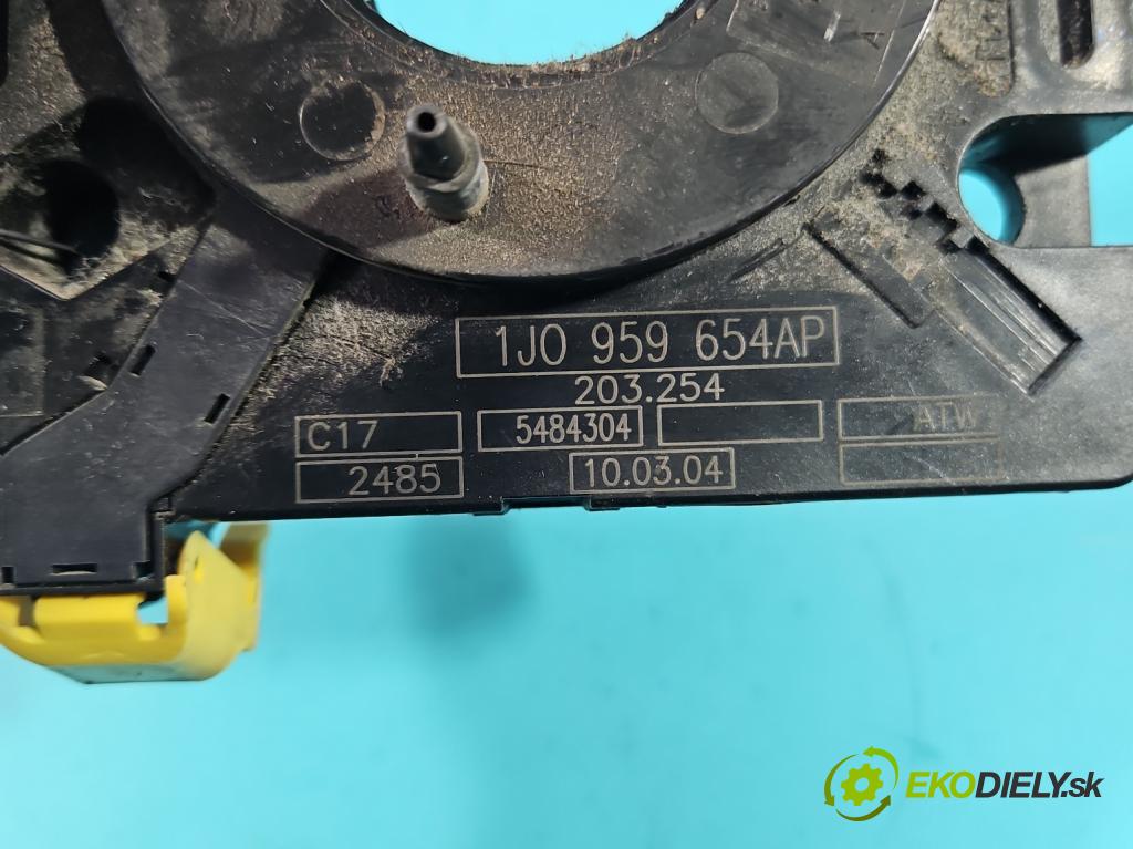 Vw Passat B5 1995-2005 1.9 tdi 131 HP manual 96 kW 1896 cm3 5- Páska: airbag 1J0959654AP (Airbagy)