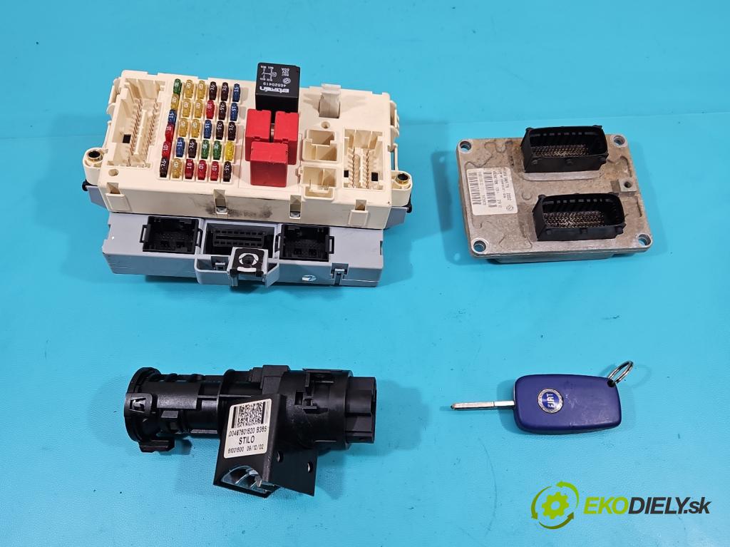 Fiat Stilo 1.6 16V 103 hp manual 76 kW 1596 cm3 5- řídící jednotka motoru 51759028