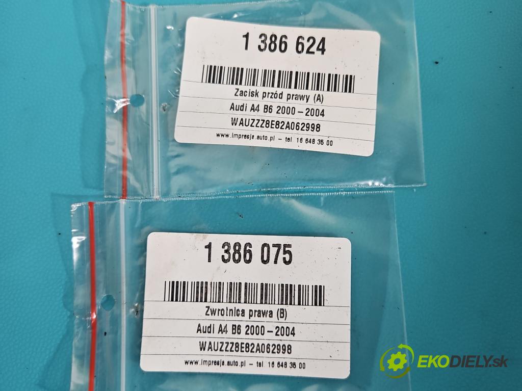 Audi A4 B6 2000-2004 1.9 TDI 131 HP manual 96 kW 1896 cm3 4- náboj pravé  (Náboje)