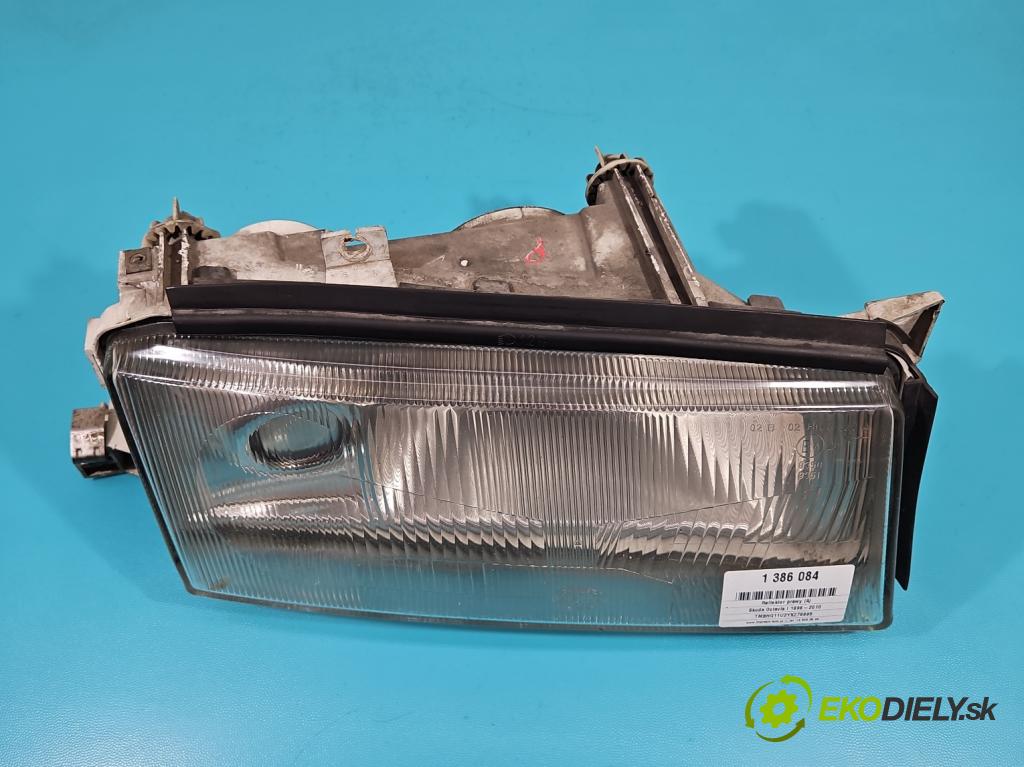Skoda Octavia I 1996-2010 1.9 tdi 90 HP manual 66 kW 1896 cm3 5- Reflektor: pravý  (Pravé)