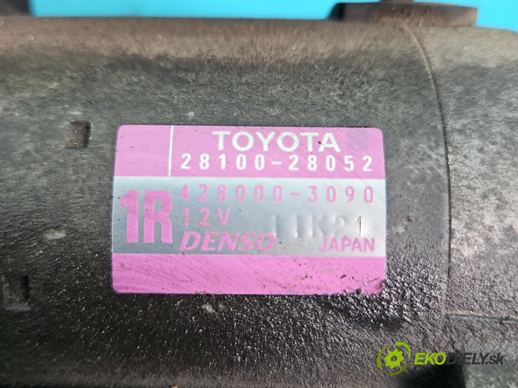 Toyota Rav4 III 2005-2012 2.0 VVti: 152KM automatic 112 kW 1998 cm3 5- štartér 28100-28052 (Štartéry)