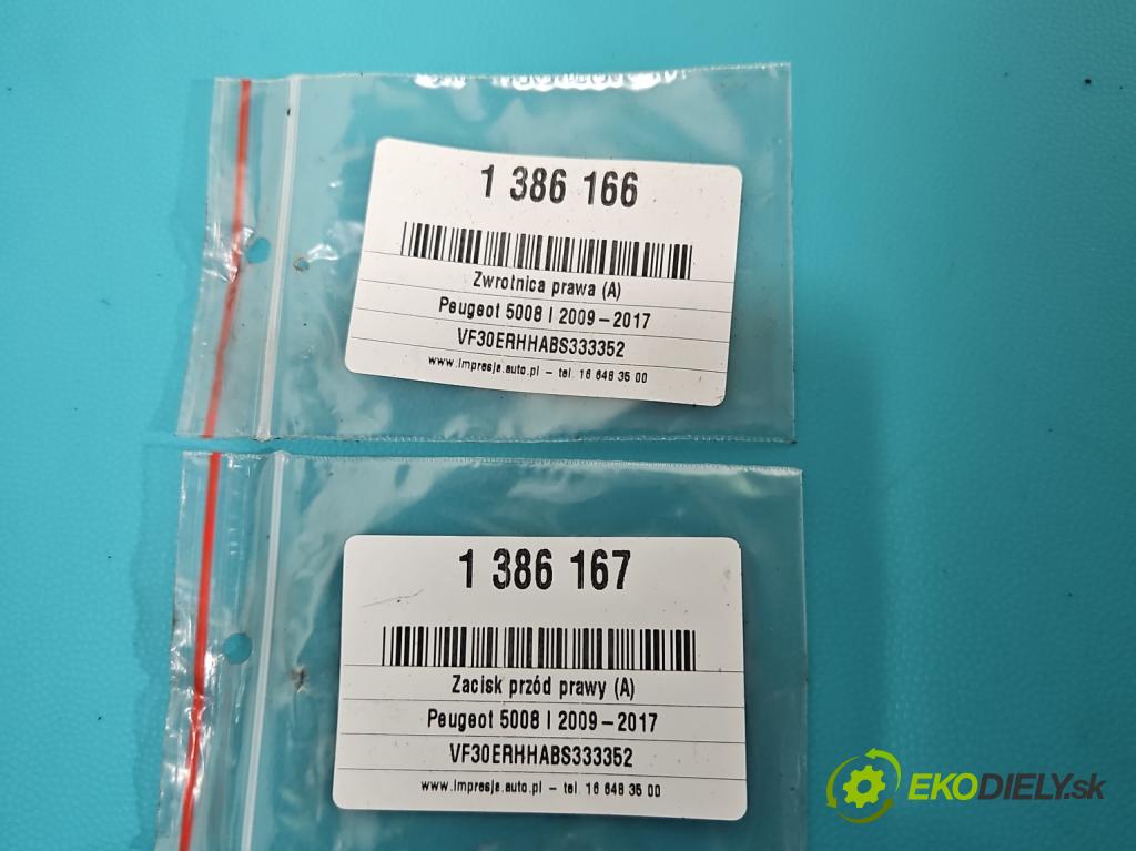 Peugeot 5008 I 2009-2017 2.0 hdi 163 HP automatic 120 kW 1997 cm3 5- náboj pravé  (Náboje)