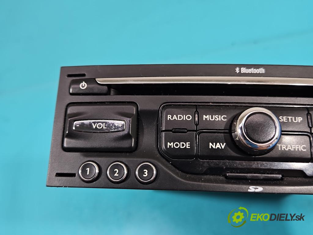 Peugeot 5008 I 2009-2017 2.0 hdi 163 HP automatic 120 kW 1997 cm3 5- Radio originál 96778659XT