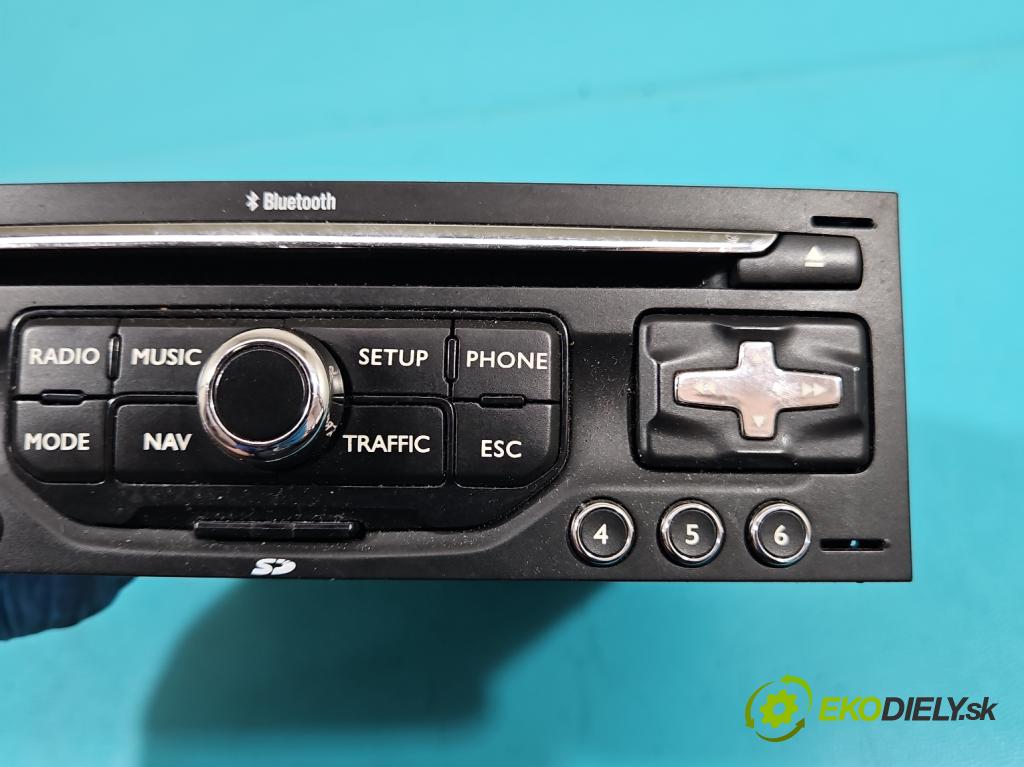Peugeot 5008 I 2009-2017 2.0 hdi 163 HP automatic 120 kW 1997 cm3 5- Radio originál 96778659XT