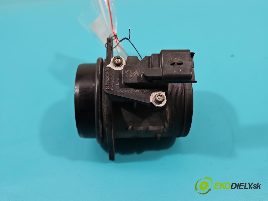 Peugeot 5008 I 2009-2017 2.0 hdi 163 HP automatic 120 kW 1997 cm3 5- průtokoměr: AFH60-38 (Váhy vzduchu)