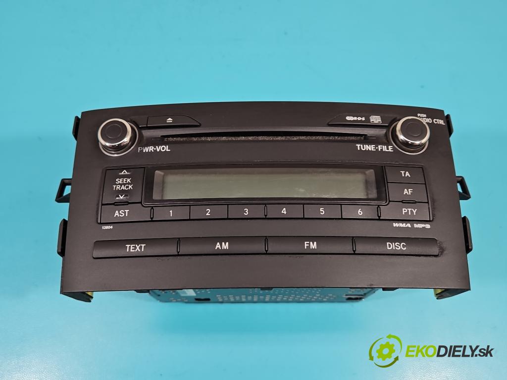 Toyota Auris I 2006-2013 1.4 D4D 90 HP manual 66 kW 1364 cm3 5- Radio originál 86120-1A230