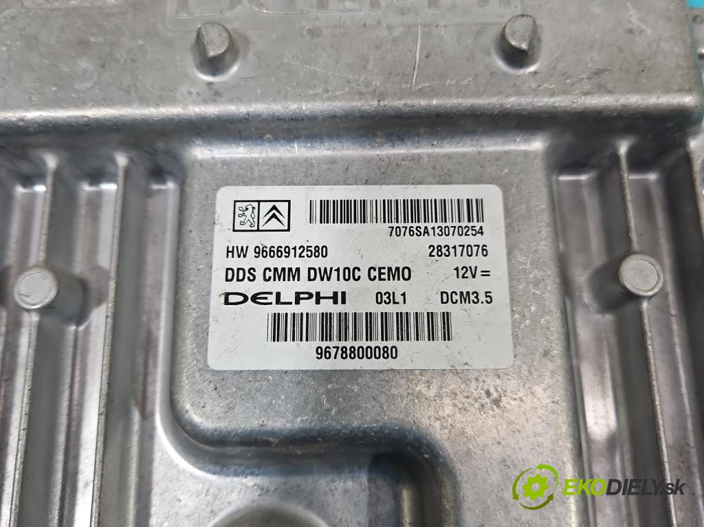 Peugeot 5008 I 2009-2017 2.0 hdi 163 hp automatic 120 kW 1997 cm3 5- řídící jednotka motoru 9666912580