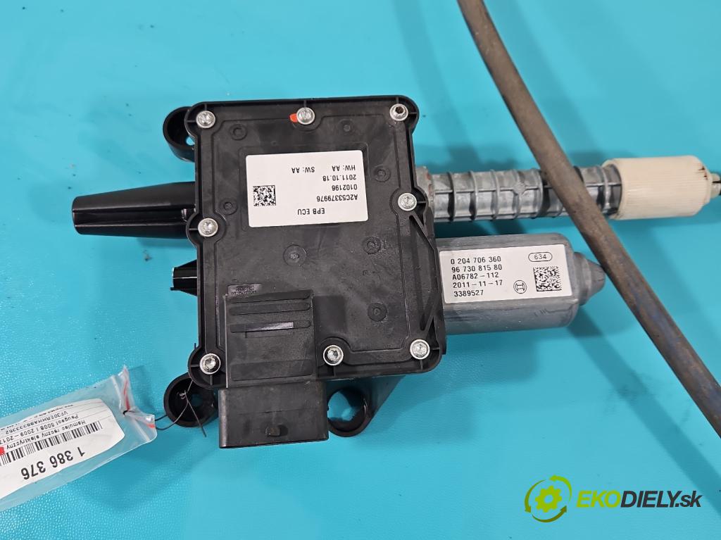 Peugeot 5008 I 2009-2017 2.0 hdi 163 HP automatic 120 kW 1997 cm3 5- Brzda manuál: elektrický: 0204706360 (Ručné brzdy)