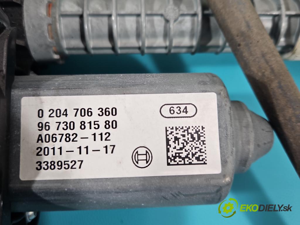 Peugeot 5008 I 2009-2017 2.0 hdi 163 HP automatic 120 kW 1997 cm3 5- Brzda manuál: elektrický: 0204706360 (Ručné brzdy)