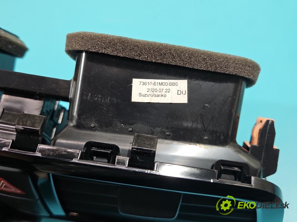Suzuki SX4 S-Cross 2013-2021 1.4 T 129 HP manual 95 kW 1373 cm3 5- Mřížka: kúrenia stredová 73610-61M00-BB6 (Mriežky kúrenia (fukáre))