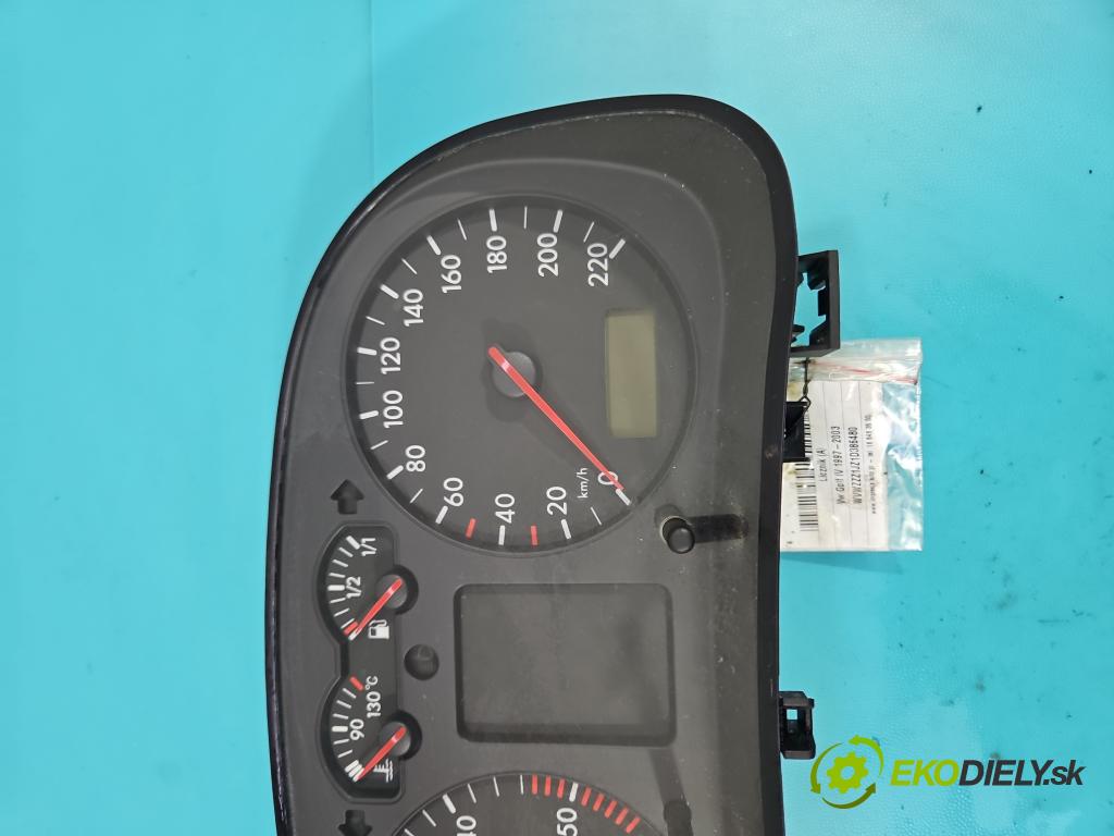 Vw Golf IV 1997-2003 1.9 sdi 68 HP manual 50 kW 1896 cm3 5- prístrojovka/ budíky 1J0920805E (Prístrojové dosky, displeje)