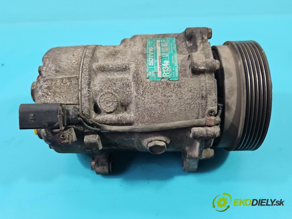 Seat Toledo II 1998-2004 1.8 20V 125 hp manual 92 kW 1781 cm3 4- Kompresor: klíma 1J0820803F (Kompresory)