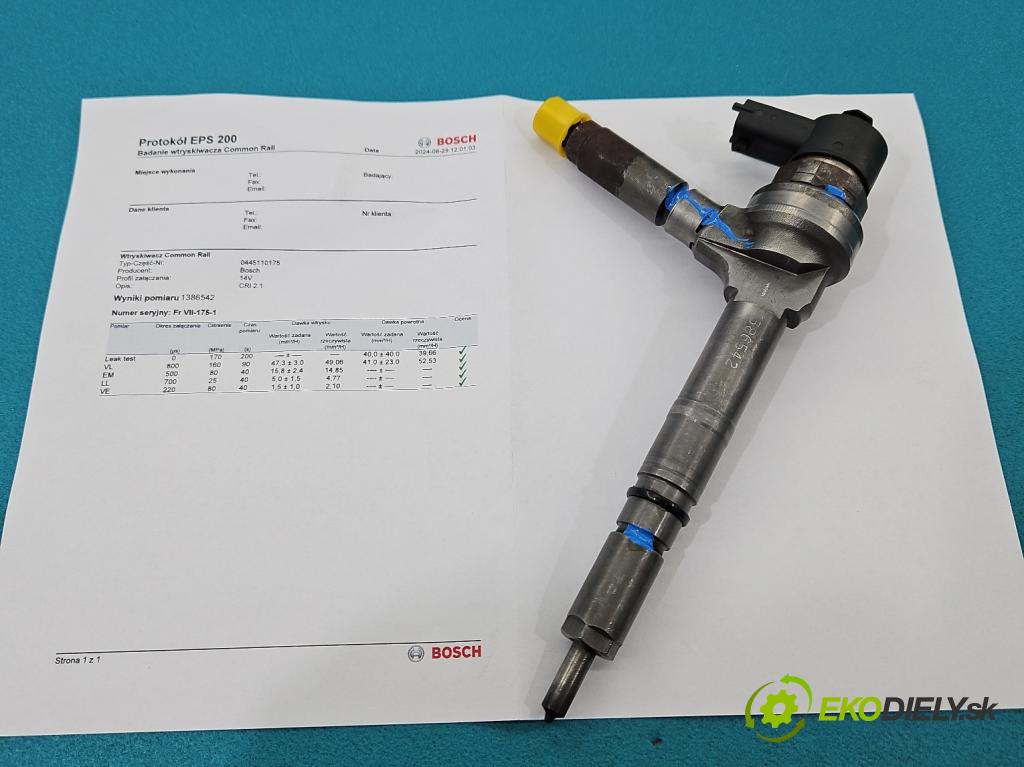 Opel Astra III 2004-2014 1.7 cdti 101 HP manual 74 kW 1686 cm3 5- vstrek 0445110175 (Vstrekovače)