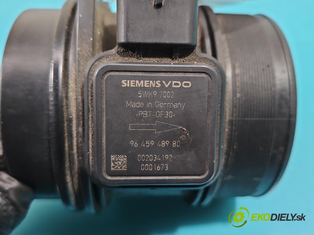 Peugeot 407 2.0 hdi 136 HP automatic 100 kW 1997 cm3 4- průtokoměr: 9645948980 (Váhy vzduchu)