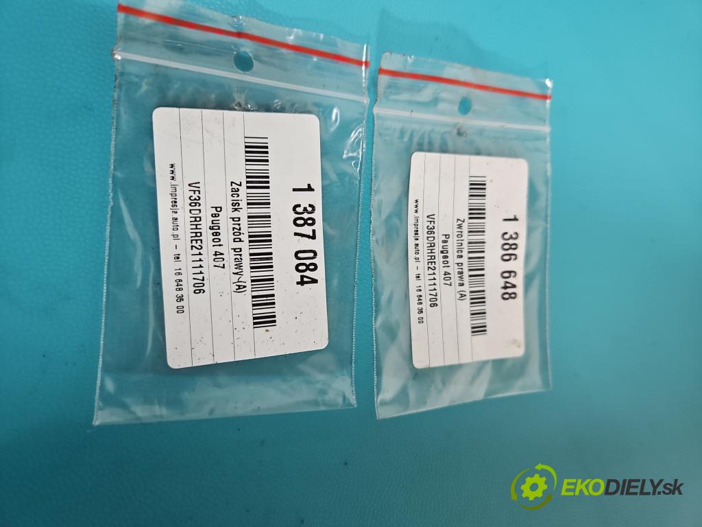 Peugeot 407 2.0 hdi 136 HP automatic 100 kW 1997 cm3 4- náboj pravé (Náboje)