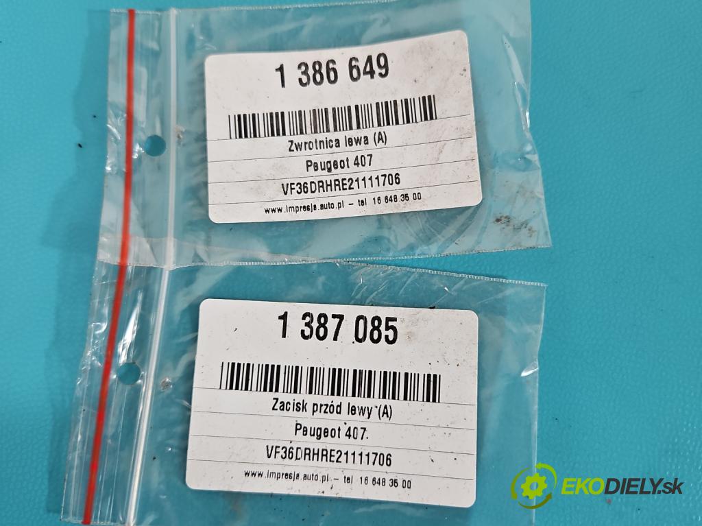 Peugeot 407 2.0 hdi 136 HP automatic 100 kW 1997 cm3 4- náboj ľavé  (Náboje)