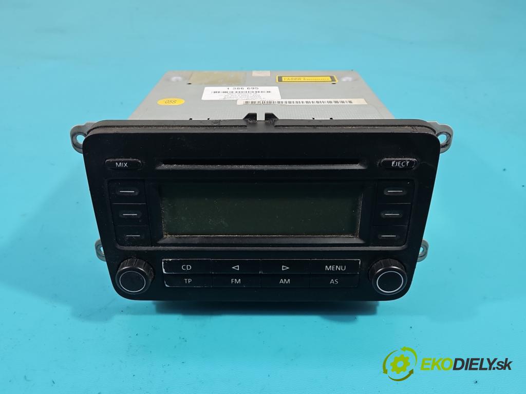 Vw Golf V 2003-2009 1.9 tdi 105 HP manual 77 kW 1896 cm3 5- Radio originál 1K0035186L