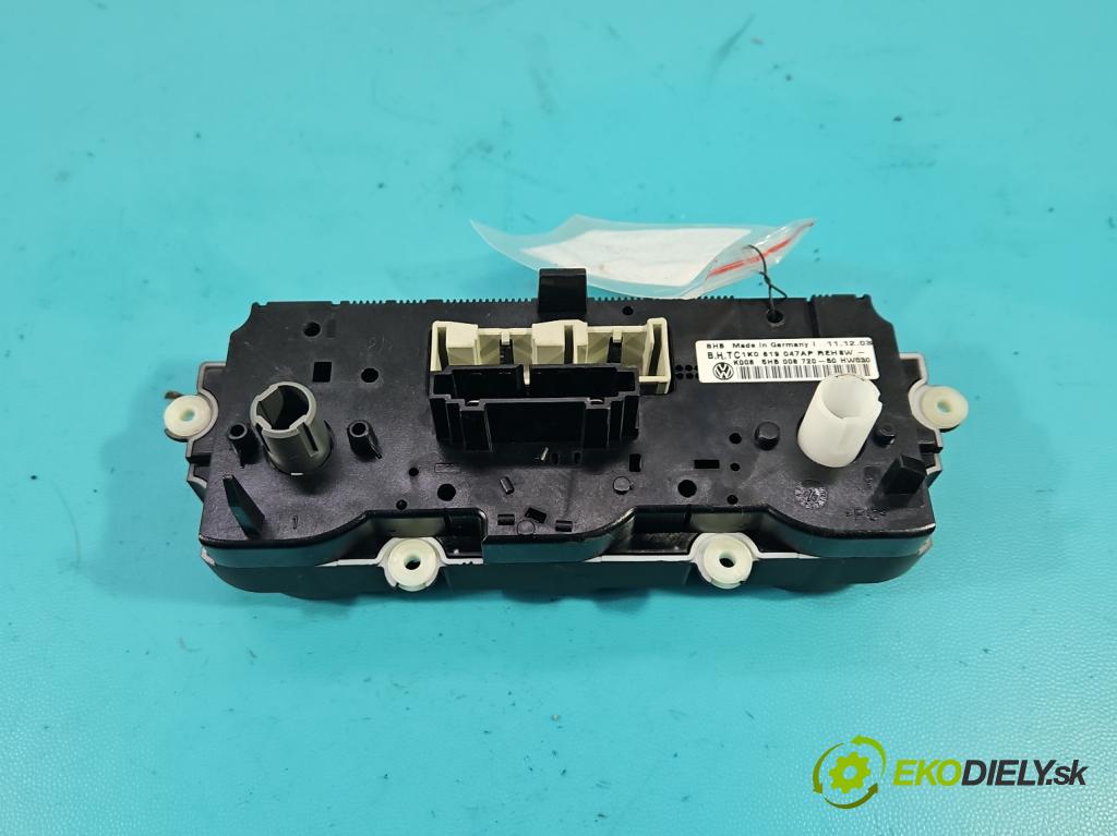 Vw Golf V 2003-2009 1.9 tdi 105 HP manual 77 kW 1896 cm3 5- panel kúrenia 1K0819047AP