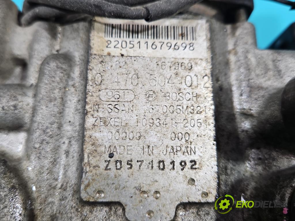 Nissan Almera N16 2000-2006 2.2 td 110 HP manual 81 kW 2184 cm3 5- čerpadlo vstrekovacia 0470504012 (Vstrekovacie čerpadlá)