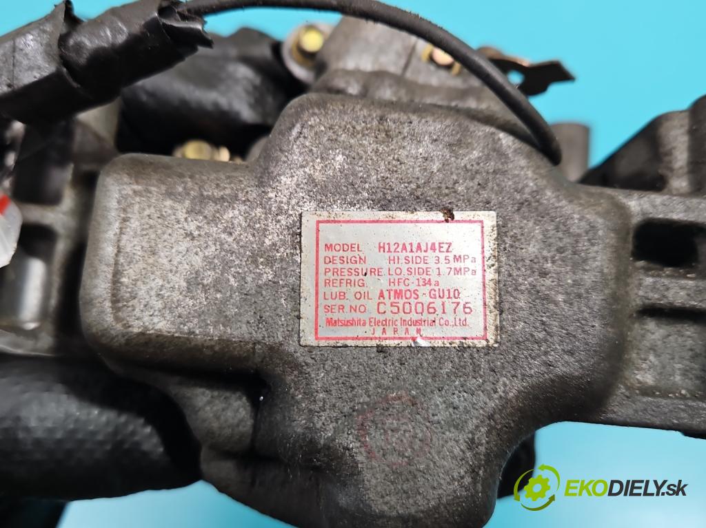 Mazda 5  2005-2010 1.8 16V 116 hp manual 85 kW 1798 cm3 5- Kompresor: klíma H12A1AJ4EZ (Kompresory)