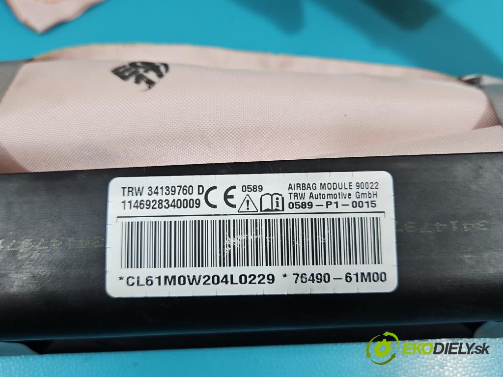 Suzuki SX4 S-Cross 2013-2021 1.4 T 129 HP manual 95 kW 1373 cm3 5- clona ľavé 34139760D