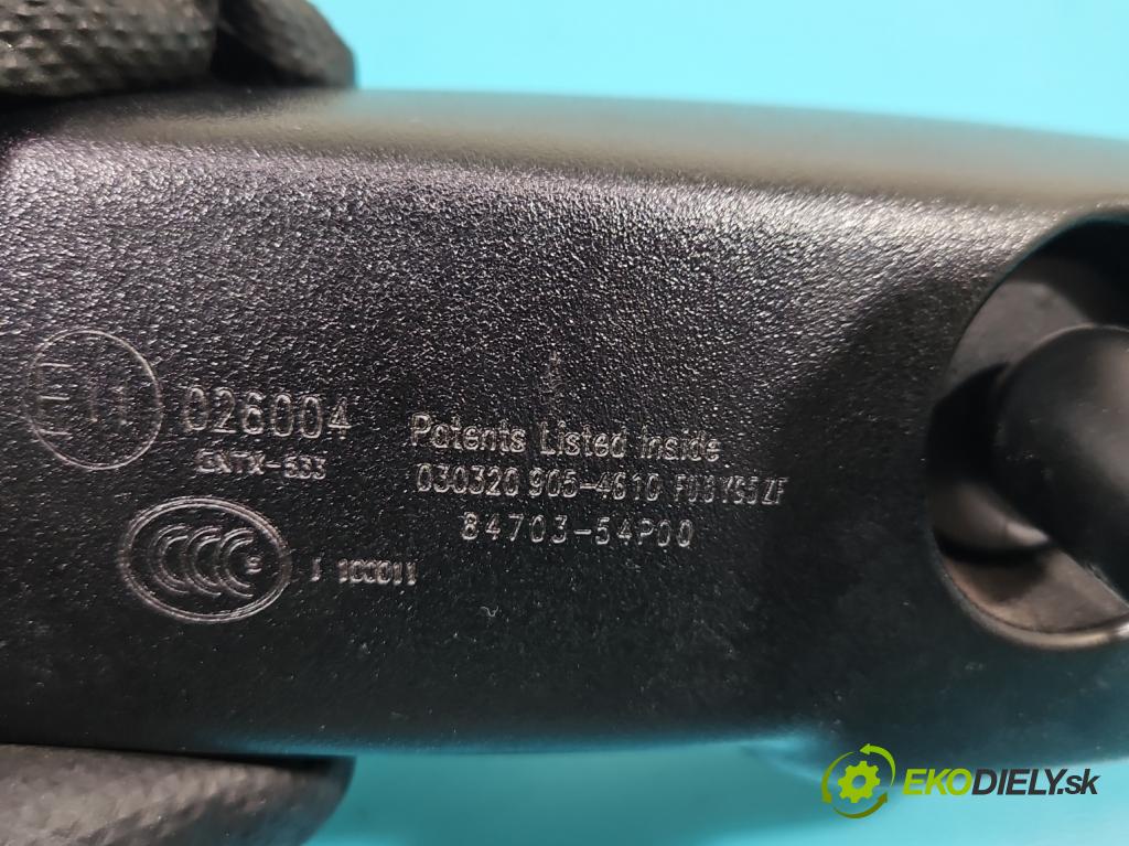 Suzuki SX4 S-Cross 2013-2021 1.4 T 129 hp manual 95 kW 1373 cm3 5- zpětné zrcátko vnitřní 84703-54P00 (Světla vnitřní)