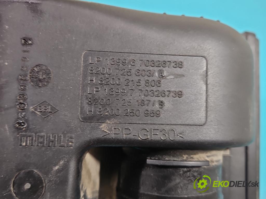 Renault Clio III 2005-2012 1,2.0 16v 101 HP manual 74 kW 1149 cm3 5- obal filtra vzduchu 8200250959 (Obaly filtrov vzduchu)