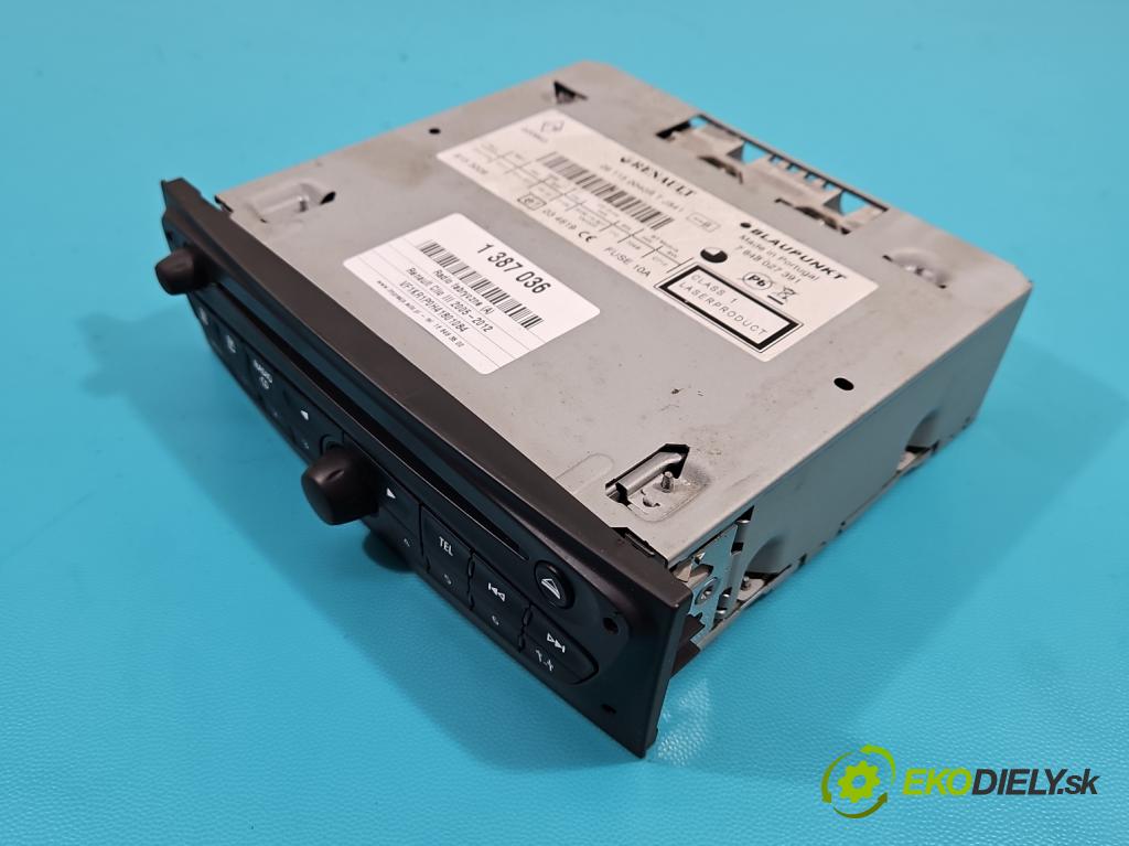 Renault Clio III 2005-2012 1,2.0 16v 101 HP manual 74 kW 1149 cm3 5- Radio originál 281150040RT