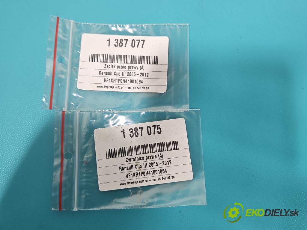 Renault Clio III 2005-2012 1,2.0 16v 101 HP manual 74 kW 1149 cm3 5- náboj pravé  (Náboje)