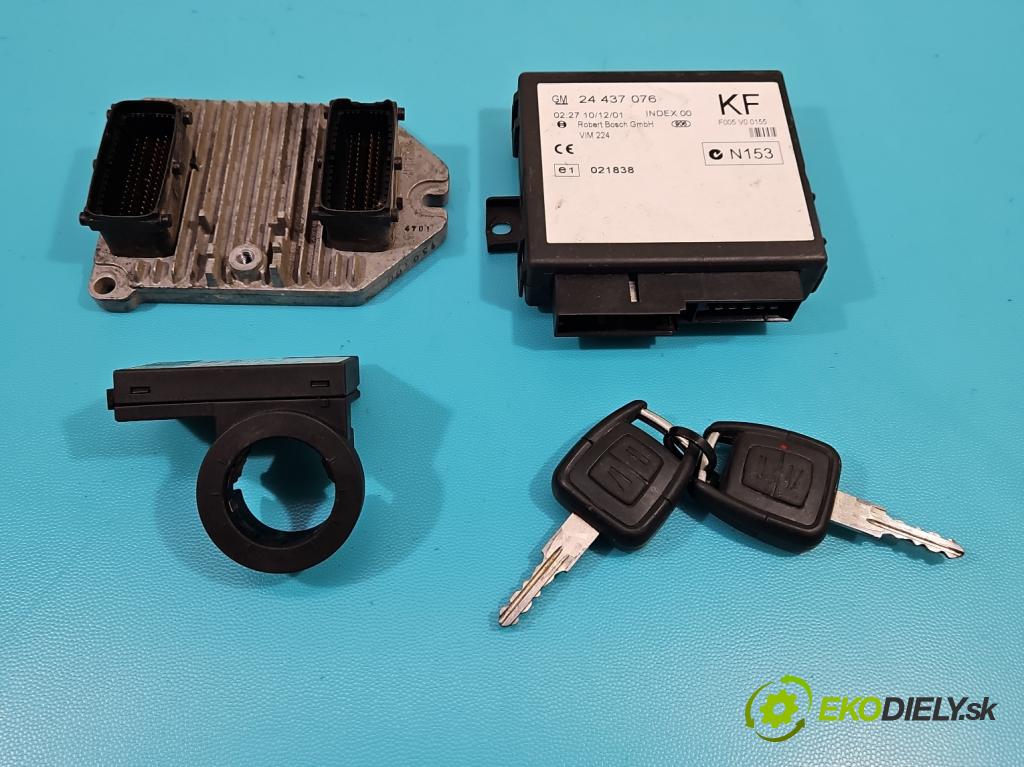 Opel Zafira A 1999-2005 1.8 16V 125 hp manual 92 kW 1796 cm3 5- řídící jednotka motoru 09158726