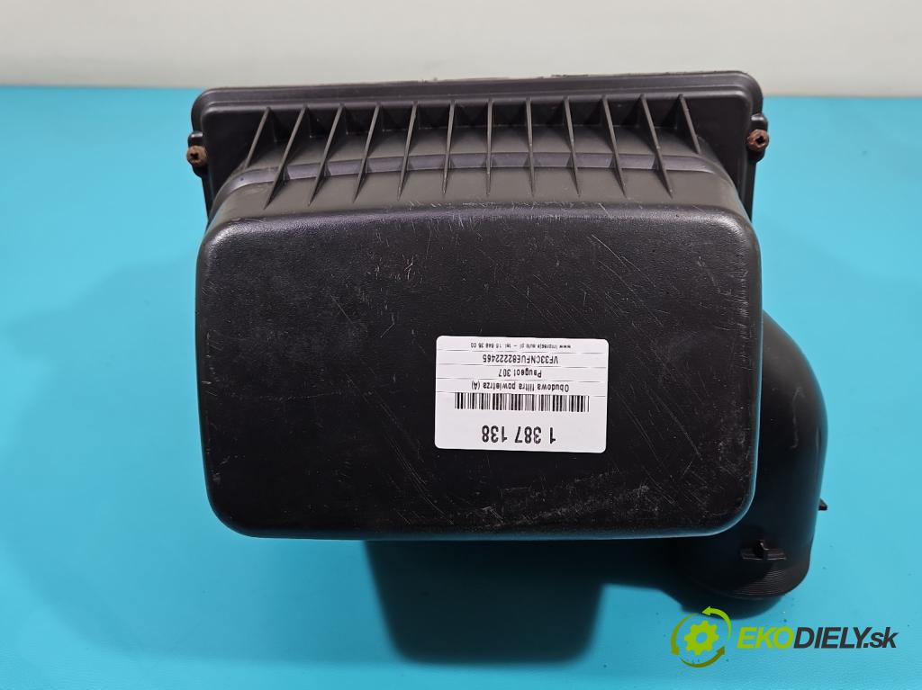 Peugeot 307 1.6 16v 109 HP automatic 80 kW 1587 cm3 5- obal filtra vzduchu 9635628980C (Obaly filtrov vzduchu)