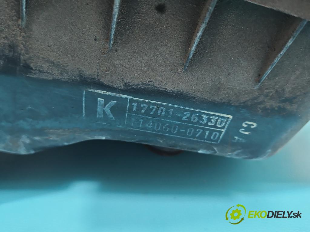 Toyota Auris I 2006-2013 1.4 D4D 90 HP manual 66 kW 1364 cm3 5- obal filtra vzduchu 17705-33070 (Obaly filtrov vzduchu)