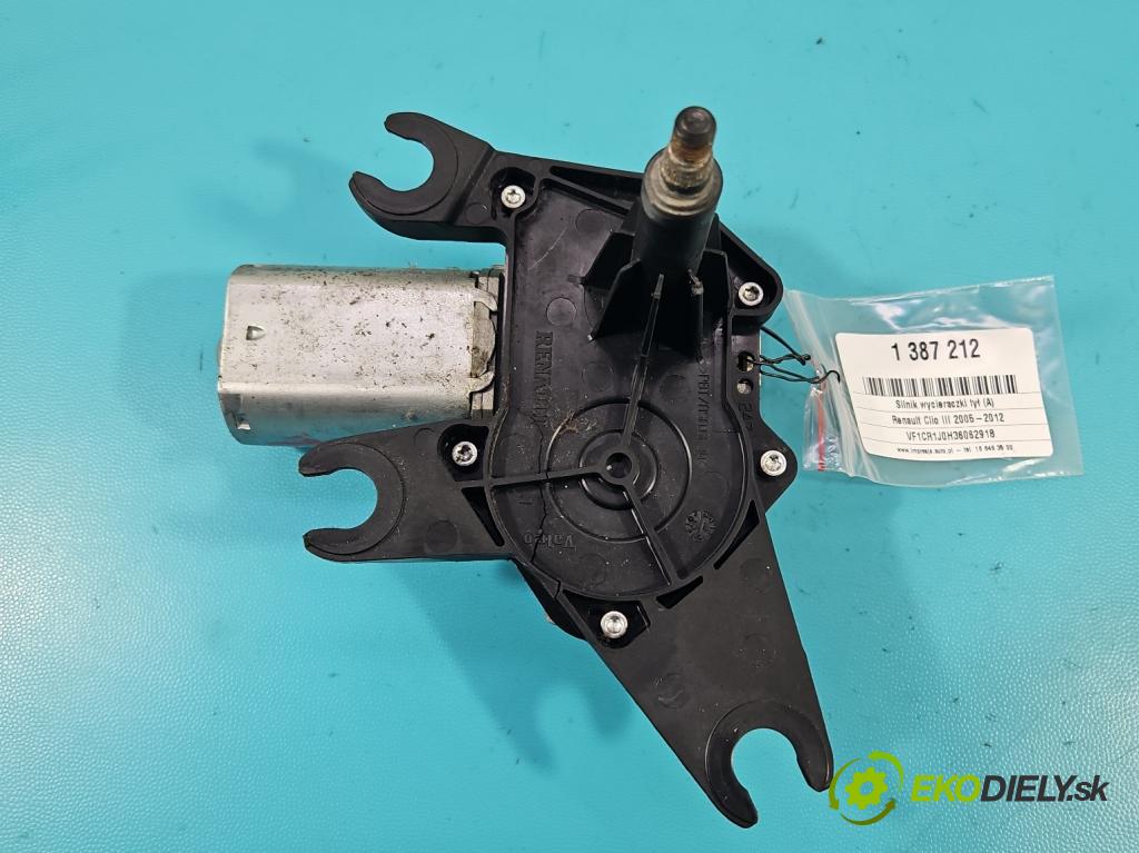 Renault Clio III 2005-2012 1,2.0 16V 75 hp manual 55 kW 1149 cm3 3- motor stěrače zadní 53026312