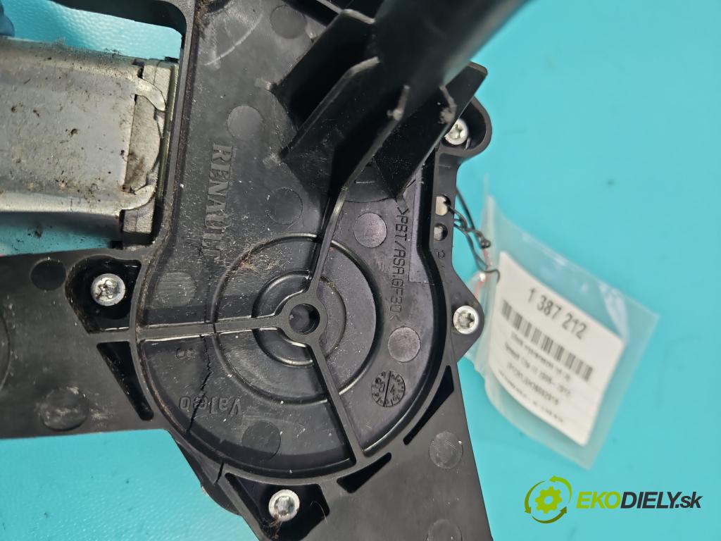 Renault Clio III 2005-2012 1,2.0 16V 75 hp manual 55 kW 1149 cm3 3- motor stěrače zadní 53026312