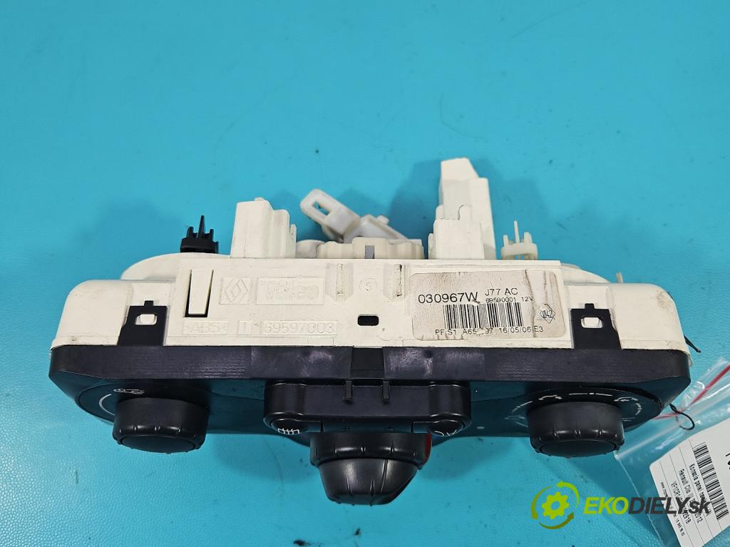 Renault Clio III 2005-2012 1,2.0 16V 75 HP manual 55 kW 1149 cm3 3- panel kúrenia 030967W