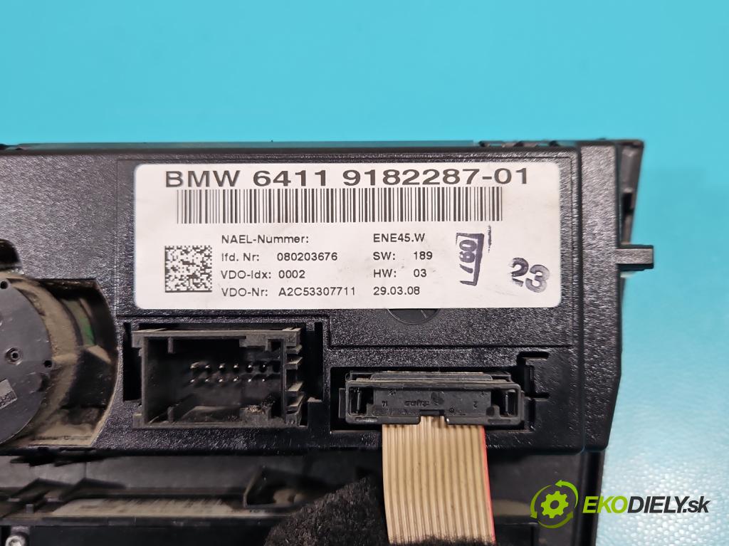 Bmw 1 E87 2004-2011 1.6 16V 122 hp manual 90 kW 1599 cm3 5- palubní deska panel topení 9182287-01