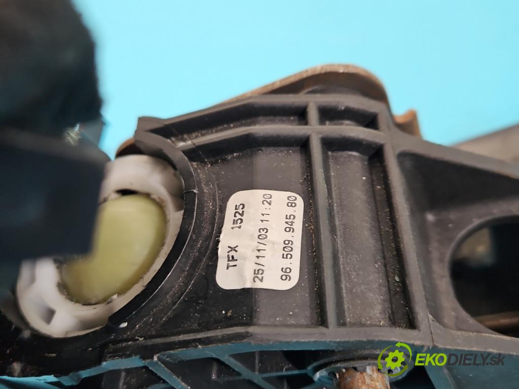 Peugeot 307 2.0 hdi 107 HP manual 79 kW 1997 cm3 5- Páka: Změny: stupeň,rýchlosť 9650994580 (Rýchlostné páky / kulisy)