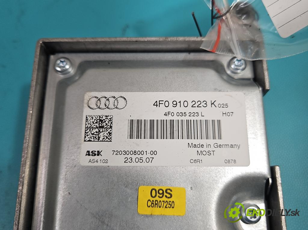 Audi A6 C6 2004-2011 2.7 TDI 179KM automatic 132 kW 2698 cm3 5- Zesilovač: 4F0910223K (Zosilňovače)
