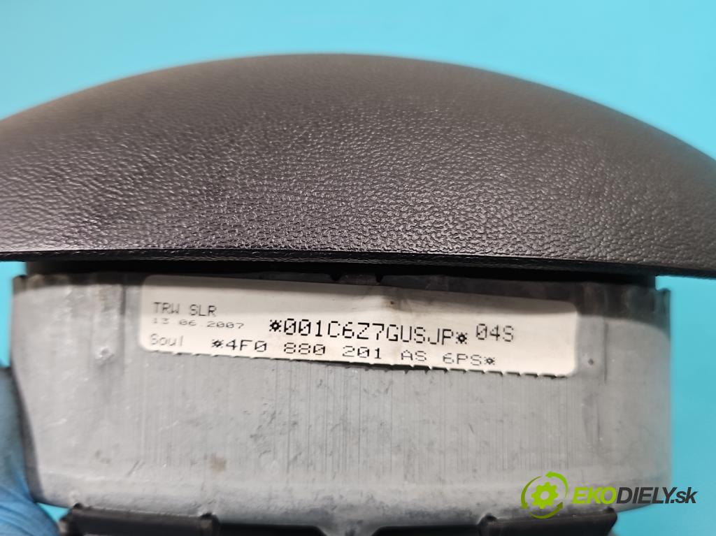 Audi A6 C6 2004-2011 2.7 TDI 179KM automatic 132 kW 2698 cm3 5- airbag vzduch: Řidiči: 4F0880201AS (Airbagy)