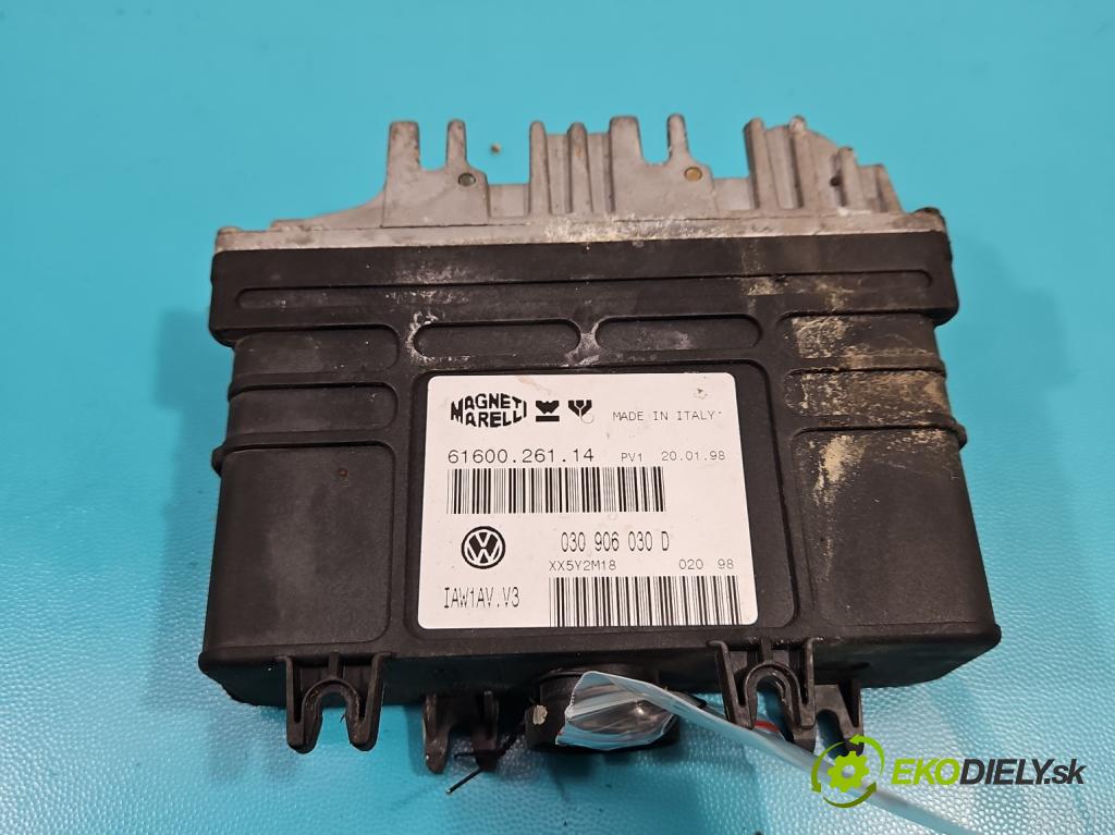 Vw Polo III 6N 1994-2001 1.4 16V 101 hp manual 74 kW 1390 cm3 3- řídící jednotka motoru 030906030D