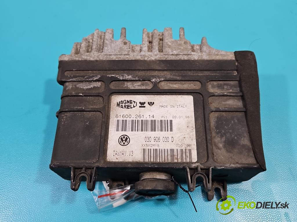 Vw Polo III 6N 1994-2001 1.4 16V 101 hp manual 74 kW 1390 cm3 3- řídící jednotka motoru 030906030D