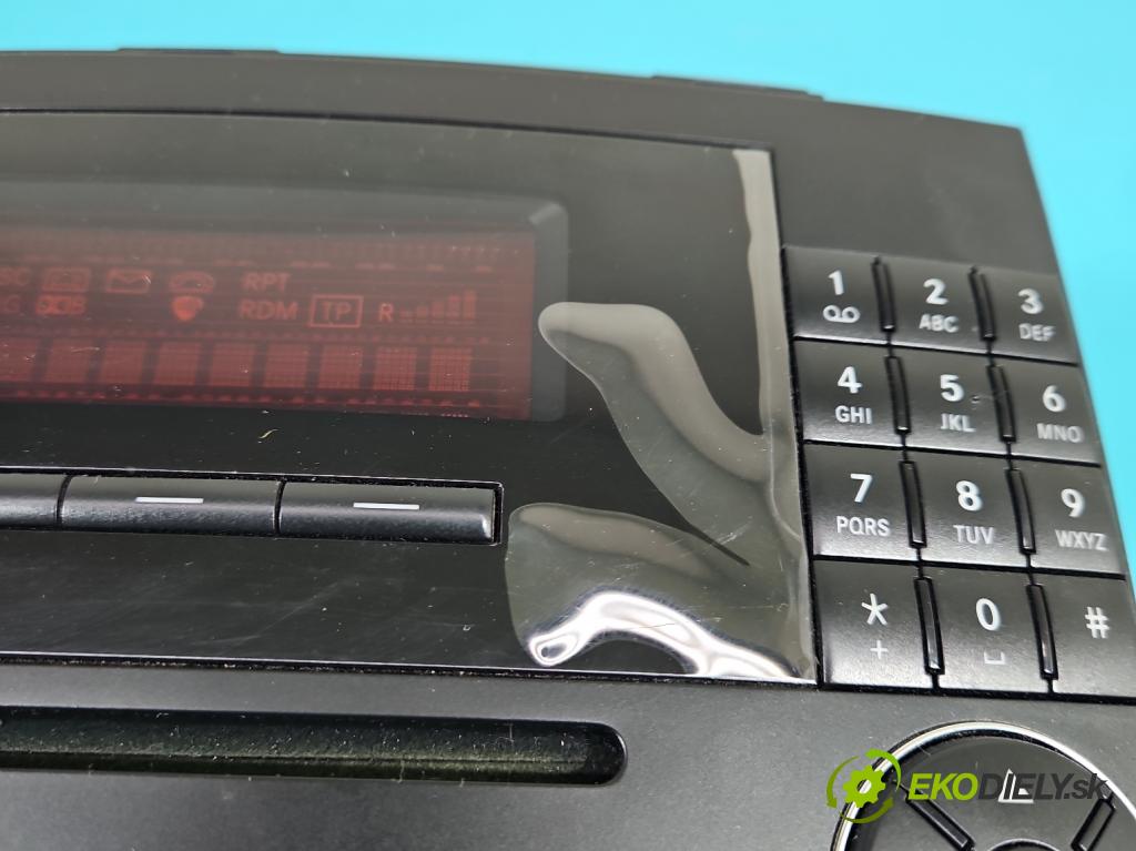 Mercedes A W169 2004-2012 2.0 cdi 140 HP automatic 103 kW 1992 cm3 5- Radio originál A1698204789