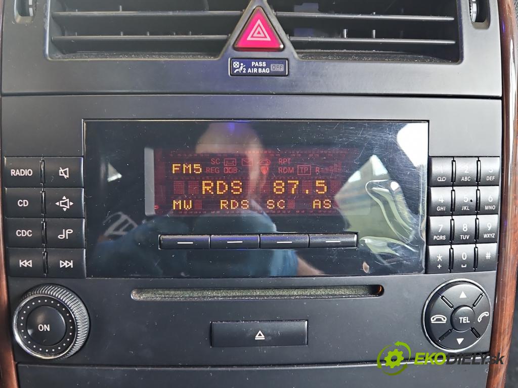Mercedes A W169 2004-2012 2.0 cdi 140 HP automatic 103 kW 1992 cm3 5- Radio originál A1698204789
